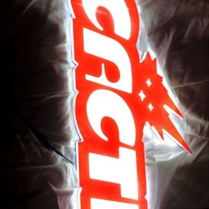 Travis Scott X Cacti Seltzer Neon Bar Sign